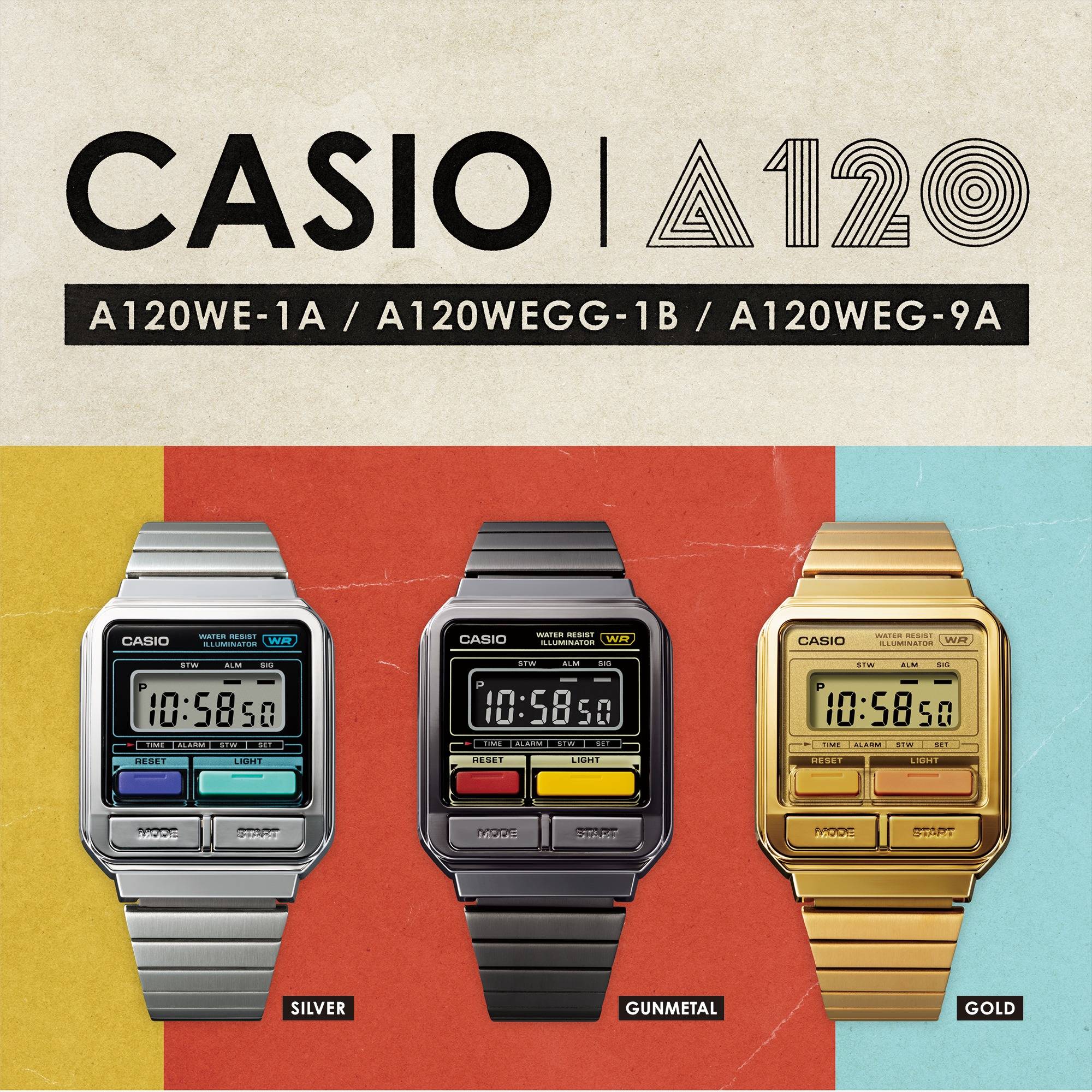 Casio A120WEGG-1B